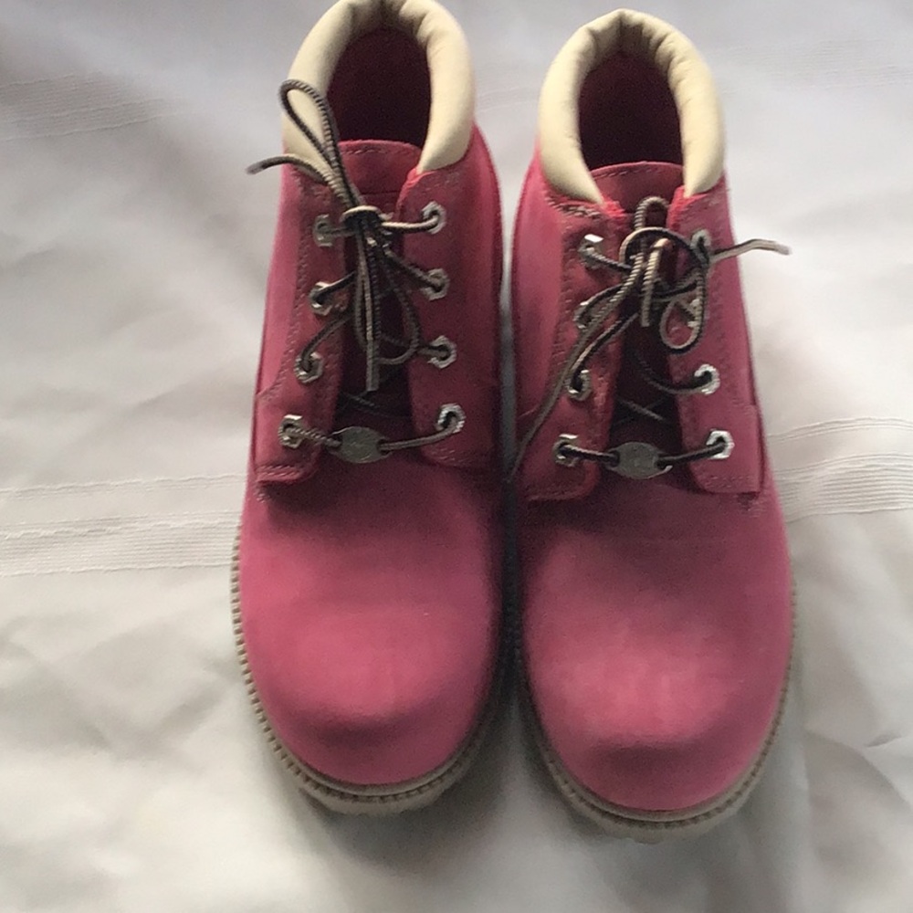 Timberland Pink Ankle Boots for Women